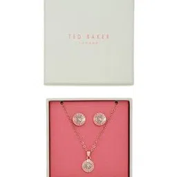 ted baker Mini Button Earrings & Necklace Gift Set-picture-51