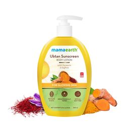 Mamaearth Ubtan Sunscreen SPF 30 Body Lotion with Turmeric & Saffron - 300 ml-picture-29