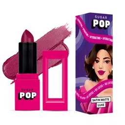 SUGAR POP Satin Matte Luxe Long Lasting Lipstick 3g - Lotus 05 image 1