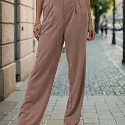 Shein Full Length High Rise Pleated Pant With Pockets-picture-14