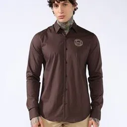 Men Trademark Embroidered Regular Fit Shirt-image-23