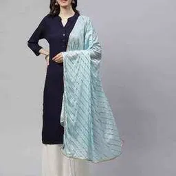 weavers villa Embellished Dupatta with Lace Border-picture-25