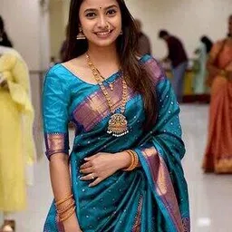 svaraa Women's Banarasi Soft Silk Saree-picture-21