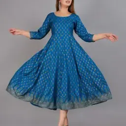 ao services Floral Anarkali Kurta-picture-36