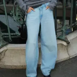 h&m Mid Rise Straight Jeans-picture-32