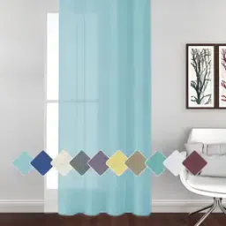 the conversion Eyelet Semi-Sheer Long Door Curtain-picture-10