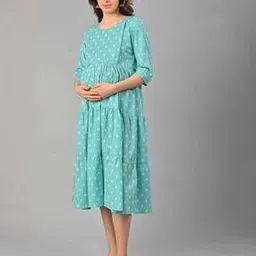 negen Women Printed Fit & Flare Dress-picture-53