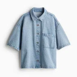 h&m Oversized Fit Cotton Shirt-picture-12