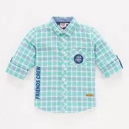 ed-a-mamma Boys Checked Regular Fit Shirt-picture-35