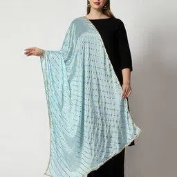 weavers villa Striped Dupatta-picture-26