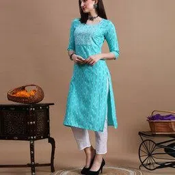 nyrika Women Printed Straight Kurta  -picture-37