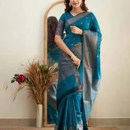 zikaraa Woven Banarasi Silk Saree-picture-53