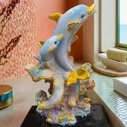 nayra handicrafts Decorative Dolphin Showpiece-picture-13