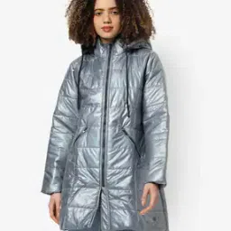 campus sutra Solid Full Sleeve Bomber Jacket with Zip Closure-picture-13