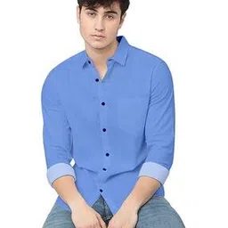 hasini fashion Men Regular Fit Shirt with Patch Pocket-picture-11