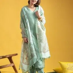 nyrika Women Embroidered Straight Kurta Set-picture-19