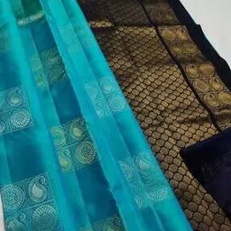 marziyaa Women Paisley Woven Kanjeevaram Silk Saree-picture-19