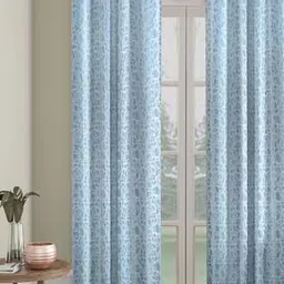 hosta homes Geometric Print Eyelets Door Curtain-picture-17