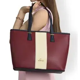 lavie Women Logo Embossed Tote Bag with Double Handle-picture-13