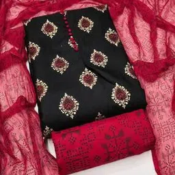 svaraa Women Printed 3-Piece Unstitched Dress Material-picture-38