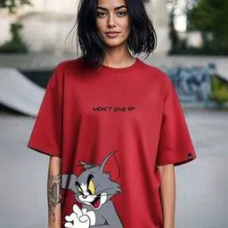 bewakoof Women Graphic Oversized Fit T-Shirt-picture-49