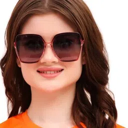 hashtag eyewear Women UV-Protected Full-Rim Wayfarer Sunglasses TT 32 TT-8223 RED image 1