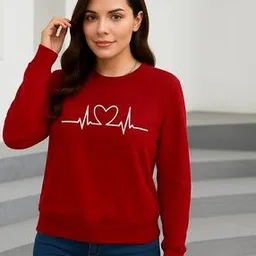 kashianxstyle Women Graphic Print Regular Fit Sweatshirt-picture-21