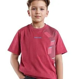 rare ones Boys Graphic Print Regular Fit Crew-Neck T-Shirt-picture-35