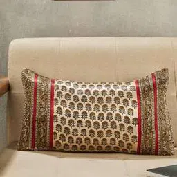fabindia Floral Print Rectangular-Shaped Cushion Cover -picture-12
