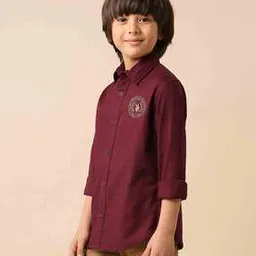 Boys Logo Regular Fit Shirt-image-93