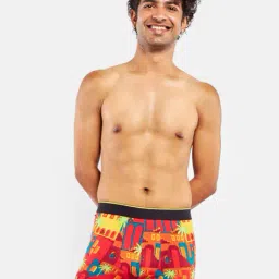 bummer Men Geometric Print Regular Fit Trunks  image 1