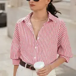 paralians Women Striped Relaxed Fit Shirt-picture-43