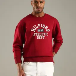 tommy hilfiger Men Regular Fit Typographic Print Sweatshirt image 1