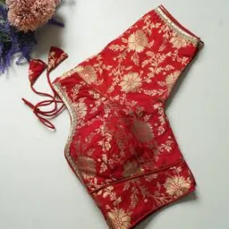 kalapati Women Self-design Back Open Blouse-picture-13