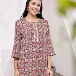 zelena Women Floral Print Relaxed Fit Nursing Top-picture-27