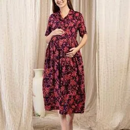 zelena Women Floral Print Shirt Dress-picture-51