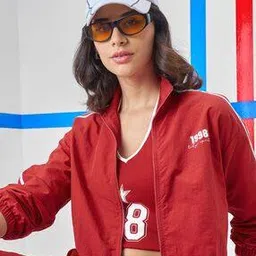 tokyo talkies Women Relaxed Fit Zip-Front Jacket -picture-40