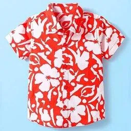 hopzonic Boys Floral Regular Fit Shirt-picture-17