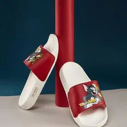 campus Boys Cartoon Print Slip-On Slippers-picture-16