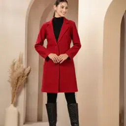 nayam by lakshita Women Regular Fit Coat with Lapel Collar-picture-14