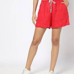 gap Women Solid Linen Pull-On Shorts-picture-28