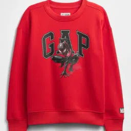 gap kids Boys Spider Man Print Relaxed Fit Sweatshirt image 1