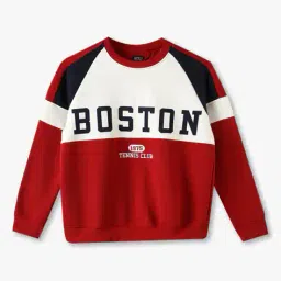 yb dnmx Boys Printed Crew-Neck Sweatshirt image 1