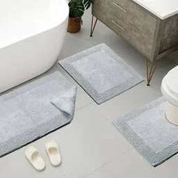 saral home Set of 3 Antiskid Bathmats-picture-29