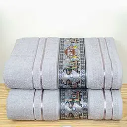 rangoli Cotton Set of 2 Bath Towel-picture-36