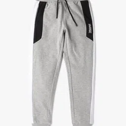 Boys Heathered Sweat Joggers with Contrast Taping-image-70