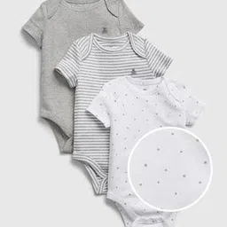 gap kids Pack of 3 Cotton Bodysuits-picture-17