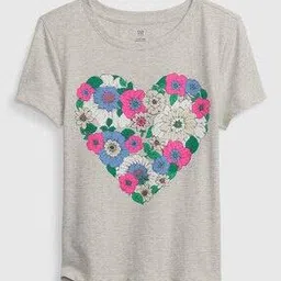 gap kids Girls Floral Print Relaxed Fit T-Shirt-picture-15