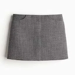 h&m Women Structured Twill Mini Skirt-picture-21