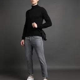 lee cooper Men Artie Light-Wash Cropped Slim Fit Jeans-picture-14